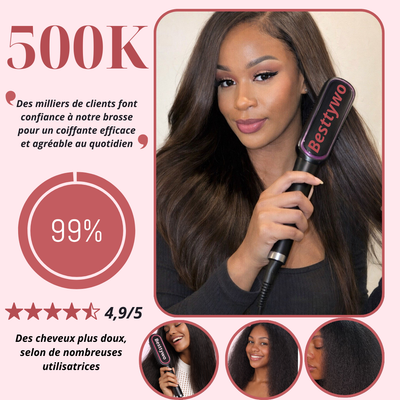 Brosse à cheveux chauffantes